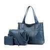 Bolso de Mujer 2026 Nuevo Bolso de Mujer de Cuero Suave Gran Capacidad Bolso para Madre e Hijo Set de Tres Piezas Versátil Elegante Bolso de Hombro Bolso Tote