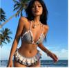 Oferta Especial Novo Maiô Seios Pequenos Xadrez Sexy Estilo Coreano Alças Estilo Saia em Camadas Bolo Desejo Puro Fenda Maiô de Férias para Mulheres