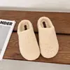 Chinelos Femininos Shirley Rose Outono e Inverno Sapatos Peludos para Casa Sapatos de Algodão com Solado Grosso Quentes e Antiderrapantes 2026 Modelo Novo Fofo