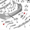 Adecuado para Peugeot nuevo 408 18 408 cubierta embellecedora de tubo de escape de cola YL01013480 YL01013680