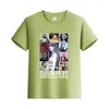 Camiseta de Algodón de Color Sólido de Manga Corta de Verano Ropa para Niños de Media Manga Ropa de Comercio Exterior para Padres e Hijos Ropa de Clase Camiseta Base Estampada con LOGO