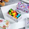 Caixa de Armazenamento de Ferro, Embalagem Fresca Pequena para Chá, Caixa de Biscoitos, Caixa Organizadora Retangular para Miudezas e Objetos Pequenos de Mesa