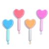 Peine de masaje de plástico conveniente de venta caliente transfronteriza amor animal de dibujos animados peine brillo niños peine cojín de aire peine de peluquería