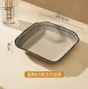 Juego de Bol y Plato Cerámico Retro Estilo Japonés con Acabado de Alta Gama para Uso Doméstico, Incluyendo Tazones para Arroz, Tazones para Sopa, Platos y Vajilla Moderna Aprobada por Ama de Casa