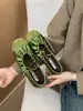 Primer Encuentro de la Suave Brisa Vespertina: Bailarinas de Tira Plisada de Nicho para Mujer, Nuevos Zapatos Mary Jane de Satén 2026