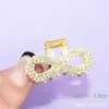 Nova Presilha Estilo Coreano Acessório de Cabelo Versátil Presilha de Garra para a Parte de Trás da Cabeça com Toque de Luxo, Presilha Pequena para Franja, Presilha Tubarão de Tamanho Médio para Coque