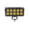 Nuevo Foco para Motocicleta con 8 Ojos, Ventilador, Faro LED de Doble Color, Luz Alta y Baja, Súper Brillante, Doble Fila, Alta Potencia