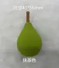 Xuanzi Novo Produto Caixa com 4 Compartimentos em Formato de Fruta para Esponjas de Maquiagem, Uso Duplo para Aplicação Seca e Úmida, Esponja de Pera e Abacate