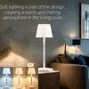 Atenuación de Tres Colores, Lámpara de Mesa Táctil para Mesita de Noche de Dormitorio, Luz Nocturna para Estudio, 1200 mAh, Modelo de Carga USB