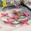 Moño de Cinta de Algodón Brillante de 0.3 cm de Ancho para Decoración de Ropa Interior y Calcetines, Juguete Pequeño para Armar Accesorios, Materiales Hechos a Mano