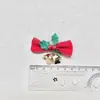 Acessórios diy do laço do Natal mini linho sino da árvore de Natal pendente decoração da caixa de presente