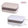 Caja de Jabón con Tapa Abatible Creativa Drenaje Libre Sin Taladro Hogar Baño Caja de Jabón para Baño Caja de Jabón para Lavandería Soporte para Jabón