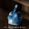 Bolsa de Almacenamiento Rápida Batik de Pintura a Tinta para Tetera, Tazas de Compartir, Tazas de Té y Ollas de Arcilla Púrpura; Bolsa Tote para Juego de Té de Viaje Portátil