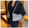 Bolso de mujer Otoño 2023 Nuevo estilo coreano de moda simple bolso de diamantes brillantes bolso casual de mujer bandolera de hombro debajo del brazo