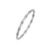 Suministro del Fabricante Pulseras de Exportación Europeas y Americanas Personalizadas con Hebillas Ocultas, Pulseras de Acero Inoxidable, Pulseras de Acero al Titanio con Diseño de Bambú Personalizadas en Oro para Mujer