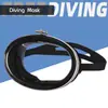 Espejo de Pesca de Vidrio de Alta Definición Equipo de Máscara de Buceo de Acero Inoxidable Gafas de Natación para Miopía Máscara Sambo de Marco Grande para Snorkel
