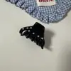 Pinza de Acetato Colorida con Diamantes Estilo Coreano para Mujer, Pinza Lateral Versátil con Aspecto de Alta Gama, Pinza de Pato Grande para el Cabello