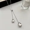 Collar de Cadena Larga para Suéter Estilo Coreano Ins Fresco con Colgante de Gota de Agua para Mujer 2025 Nuevo Accesorios de Alta Gama