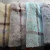 Tie-dye Doble Cara Franela Estampado Cuadros Nuevo Estampado Cuadrado Grund Shu Textil del Hogar Pijamas Tela con Puntos de Dibujos Animados