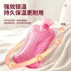 Bolsa de Agua Caliente Rellena de Agua con Puntos 3D Elevados Gran Capacidad Columna Cervical Abdomen Columna Lumbar Compresa Caliente Bolsa de Agua Caliente Engrosada Antiescaldaduras Calentador de Manos