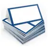 Cartão de Mesa com Moldura Colorida Amazon Mais Vendido Cartão de Assento Casamento Cartão de Nome Ebay, Wish Decoração de Mesa Pequena Tenda