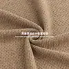 Tejido Jacquard de Rejilla de Diamantes Suave de 230 g Tr Tejido de Punto Grueso de Rejilla de Diamantes Huecos Tela de Moda para Traje de Primavera y Verano