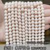 Cuentas de Vidrio Tipo Jade, Cuentas Sueltas de Cristal Color Porcelana, Accesorios para Joyería DIY, Cuentas para Pulseras Semi-Terminadas, Cuentas de Imitación de Jade