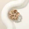 Pinza Pequeña para el Cabello con Flor Brillante de 2.5 cm Transfronteriza en Colores Morandi, Accesorio para el Lado del Cabello, Pasador, Pinza para el Cabello, Adorno para el Cabello