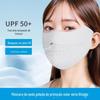 Máscara de Proteção Solar de Verão para Mulheres com Aberturas Respiráveis, Anti-UV, à Prova de Poeira, Estilo de Pendurar na Orelha, Máscara Facial Protetora para Ciclismo