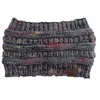 Novo Chapéu Europeu de Tricô CC para Rabo de Cavalo Feminino Versátil Moda Faixa de Cabelo Chapéu de Tricô Top Aberto Faixa de Cabelo Chapéu de Lã