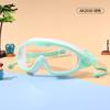 Gafas de Natación para Hombres y Mujeres, Alta Definición Antivaho e Impermeables, Marco Grande para Mujer con Tapones para los Oídos, Gafas de Natación y Buceo Profesionales de Una Pieza para Adultos