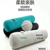 Presiona para inflar la almohada larga y cilíndrica; esta almohada cilíndrica, larga y de peluche es portátil y adecuada para viajar, y se puede usar para descansar mientras se está acostado boca abajo