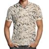 Europeu e Americano 2026 Verão Floral Novo Masculino Manga Curta Casual Gola Polo Tendência Meia Manga