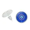 Aretes Ojo de Diablo para Mujer Ojos Azules Cristal Aro para Oreja Aretes de Temperamento Turquía Joyería para Oreja Ojo Maligno Venta al por Mayor