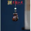 Pingente de Corrente para Celular Sapo de Madeira Arco-Íris Yiming Xianyuan Sandália Criativa de Sândalo Animal Desenho Animado Sapo Ornamento