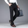 Pantalones de Traje de Negocios para Hombre Delgados de Primavera/Verano, Pantalones de Traje Drapeados Azul Marino, Venta al por Mayor en Stock, Corte Ajustado para Caballero, Traje Libre de Arrugas