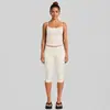 Conjunto de chaleco de yoga transfronterizo para mujer, corte ajustado, secado rápido, chaleco deportivo de doble tirante, conjunto de pantalones cortos de ciclismo para exteriores