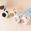 Orejeras cálidas de invierno, nuevo estilo engrosado para mujer, hermoso color marrón, 2025, orejeras de felpa, resistentes al frío, adecuadas para ciclismo