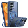 Funda para Teléfono Móvil con Fulcro Magnético Adecuada para Samsung S26Ultra Soporte Giratorio Amortiguador Cubierta Protectora Anticaídas A37/A57