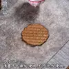 Posavasos de Bambú Hechos a Mano con Laca Zen, Esterillas Japonesas de Ratán, Esterillas Aislantes, Portavasos de Té, Esterillas para Té, Esterillas Poligonales Retro
