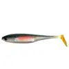 Isca afundante cor de pé de pato tubo colorido cavala cauda em T isca macia PVC oco tubo colorido peixe macio simulado pesca em água salgada robalo