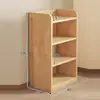 Estantería de almacenamiento de madera maciza para sala de estar, estantería infantil integrada simple, estantería de varios niveles para el hogar para dormitorio y jardín de infantes, modelo nuevo