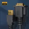 Cable HDMI a VGA 1.8m Convertidor VGA alta definición con audio para portátil proyector HDMI A VGA