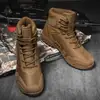Nuevas botas militares de gran tamaño transfronterizas, botas tácticas transpirables, botas de combate para entrenamiento de senderismo al aire libre de fuerzas especiales, botas tácticas de caña alta