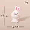 Enfeites de Micro Paisagem Coelho Fofo Criativo Decoração de Artesanato DIY de Resina para Desktop Pequenos Enfeites Acessórios Atacado