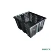 Cesta de frutas plástico prateleira criativa cesta de frutas preto armazenamento descartável aves vegetais dobrável giro transporte
