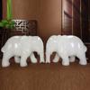 Elefante de Jade Blanco Absorbente de Agua, Elefante de Jade para Sala de Estar, Aparador de Vino, Inauguración de Tienda, Regalo de Inauguración de Casa, Venta Directa del Fabricante