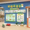 Clasificación de Basura Jardín de Niños Tema de Innovación Ambiental Pared Decoración Material Acabado Cultural Calcomanía Pasillo Escalera Salón de Clases
