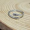 Nova pulseira criativa estilo coreano com flecha de cupido, anel aberto de uma flecha, anel de cauda de amor oco da moda