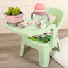 Silla doméstica duradera con respaldo, taburete lindo, silla chirriante especial para niños, silla chirriante para bebé de fábrica de comercio exterior